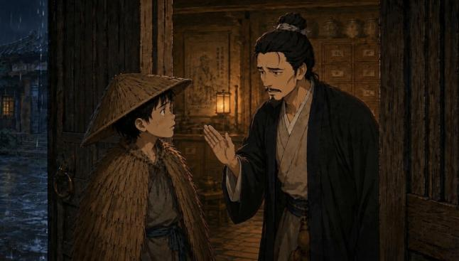 Image of Dong Yong Talking with the Doctor