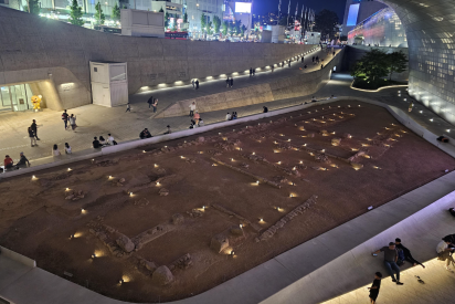 Archaeological remains display area Image source: Seoul Research Data Service, [7]