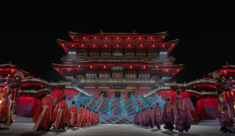 Tang culture-themed performance. Image source: Tang Paradise official website [5]
